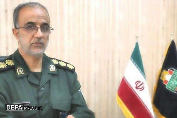 سرهنگ پاسدار غلامرضا فلاحی مدیرکل حفظ آثار و نشر ارزش‌های دفاع مقدس خراسان جنوبی