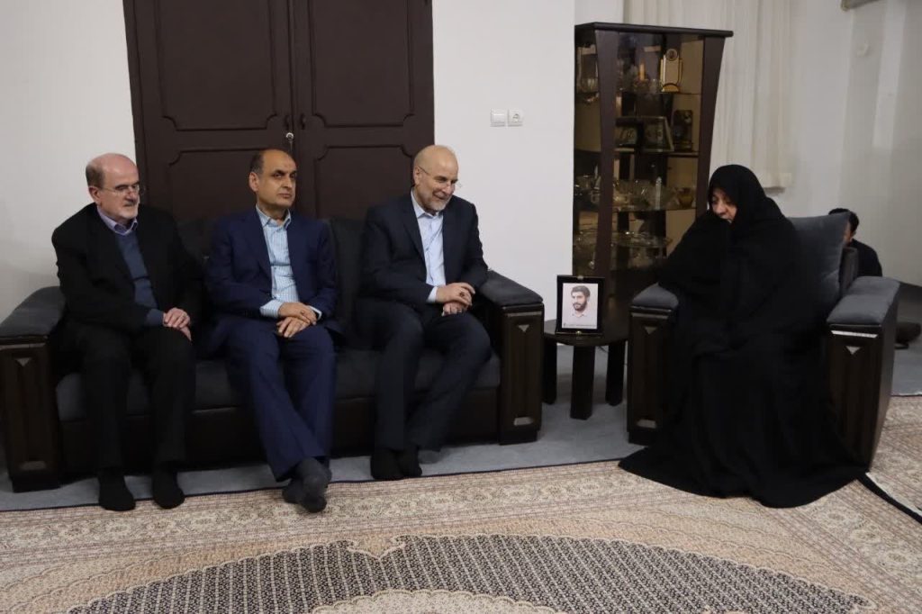 رئیس مجلس با خانواده شهید «حسین املاکی» دیدار کرد