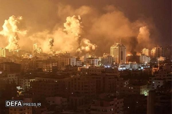 شهادت ۱۶ فلسطینی در حملات بامداد امروز رژیم صهیونیستی به نوار غزه