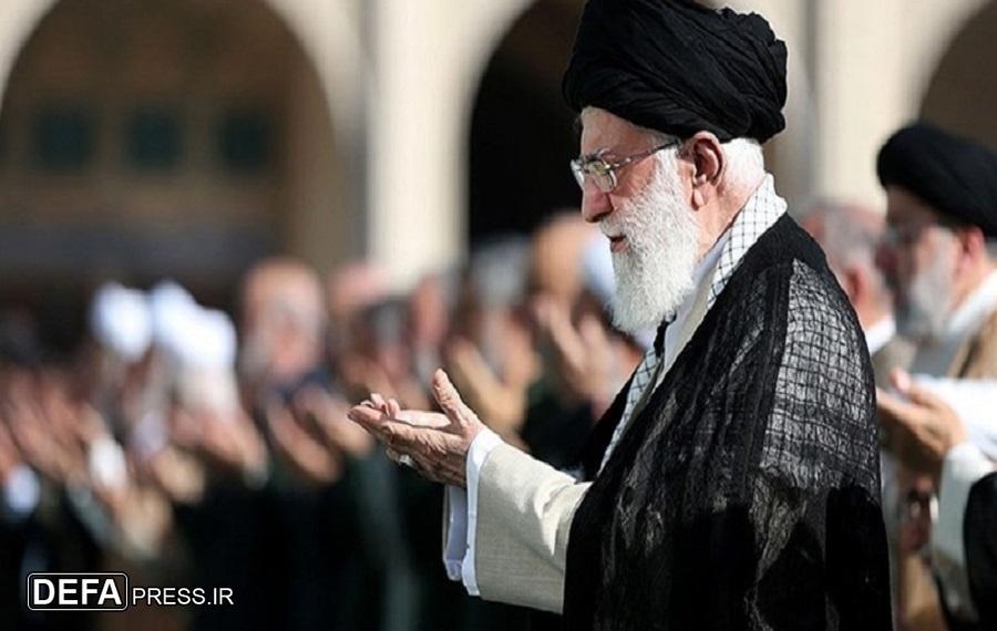 نماز عید فطر به امامت رهبر معظم انقلاب اسلامی آغاز شد