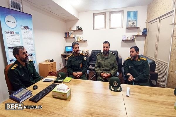 تصاویر/بازدید معاون هماهنگ کننده سپاه ثارالله کرمان از مجموعه حفظ آثار دفاع مقدس استان