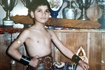 فیلم/ روزی که شهید «سعید طوقانی» بازوبند پهلوانی گرفت