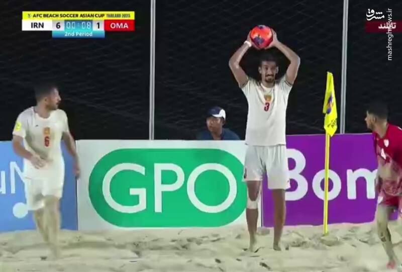 فیلم/ گل هفتم و مردود فوتبال ساحلی ایران به عمان