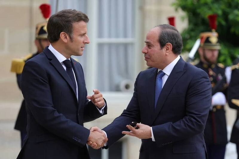 السیسی و مکرون تحولات اوضاع در غزه را بررسی کردند