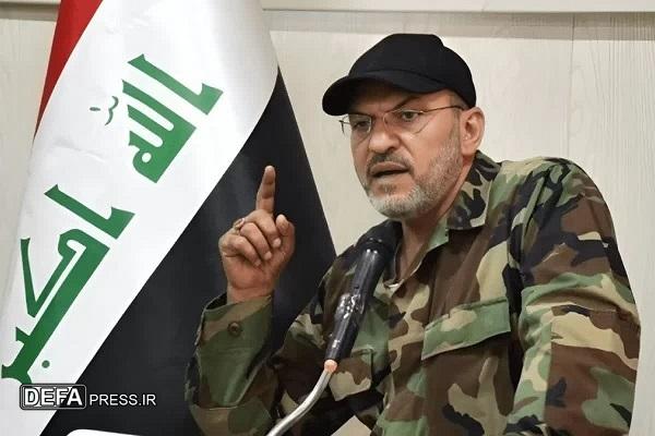 دبیرکل کتائب سیدالشهداء عراق: در کنار ایران و در برابر آمریکا می‌ایستیم
