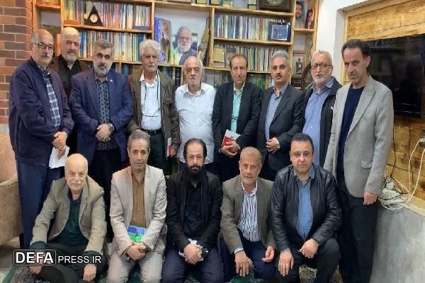 دیدار اعضای انجمن مفاخر با شاعر معاصر استاد رحیم زریان