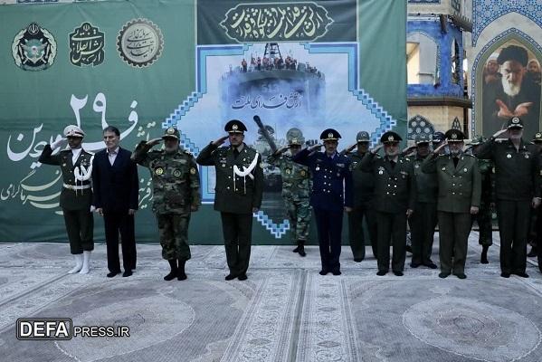 تجدید میثاق فرماندهان و کارکنان ارتش با آرمان‌های بنیانگذار انقلاب