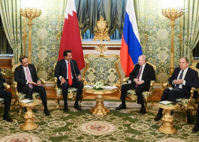جزئیات دیدار مهم پوتین با امیر قطر همزمان با حضور عراقچی در مسکو