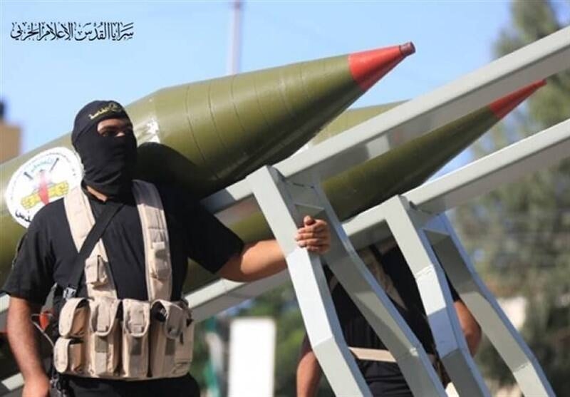 حمله موشکی مقاومت فلسطین به مرکزفرماندهی وکنترل ارتش اسرائیل