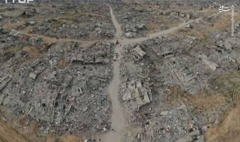 عکس/ "میدان النجمه" رفح قبل و بعد از جنایات صهیونیست‌ها