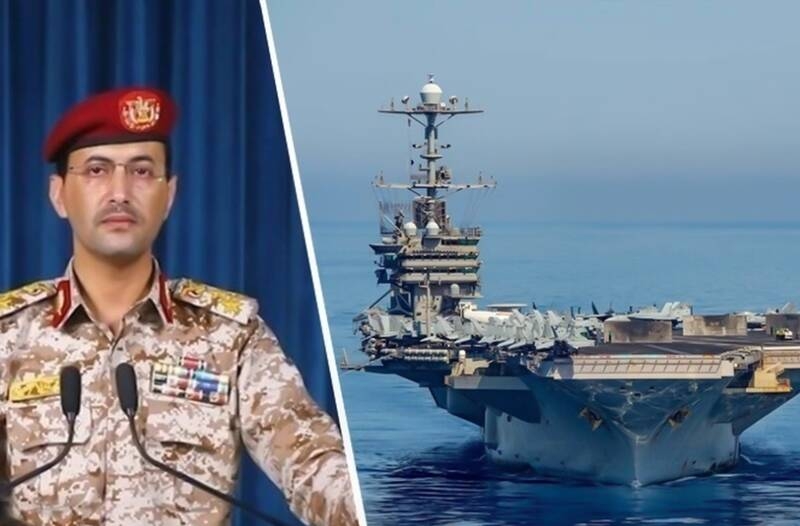 فیلم/ حمله پهپادی یمن به مواضع اسرائیل و ناو هواپیمابر آمریکایی