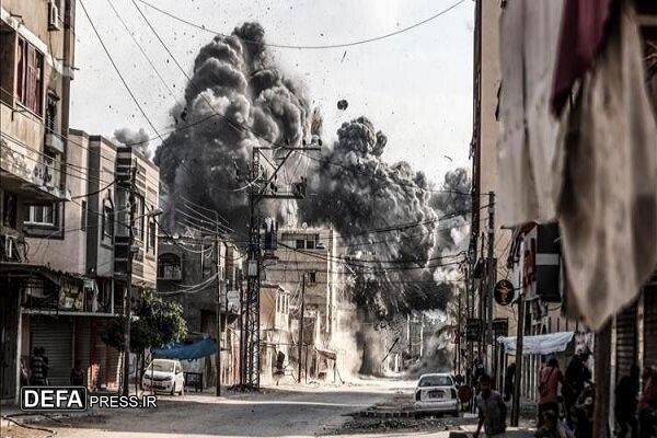 تداوم حملات هوایی و زمینی رژیم صهیونیستی به غزه