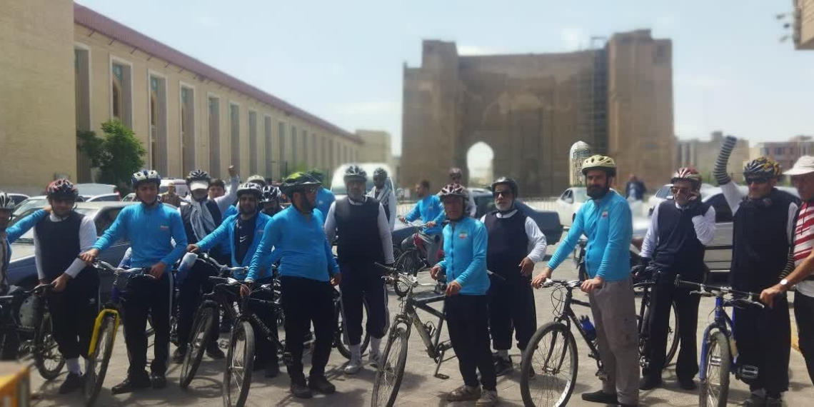 ​​​​​​​رکاب زنی جانبازان بصیر آذربایجان شرقی در گرامیداشت یاد و خاطره شهدای خدمت