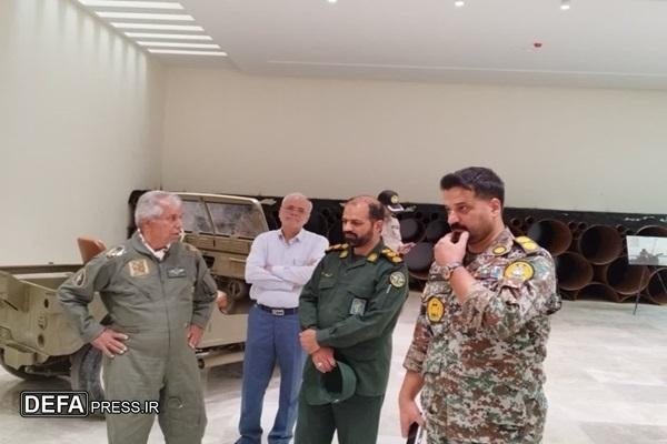 بازدید جمعی از اُمرا از باغ‌موزه دفاع مقدس و مقاومت استان یزد