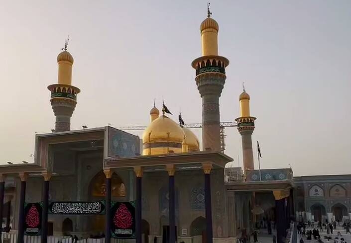 فیلم/ کتیبه‌های شهادت جوادالائمه(ع) در حرمین کاظمین