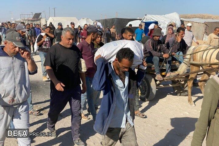 افزایش شمار شهدای فلسطینی منتظر دریافت کمکهای بشردوستانه