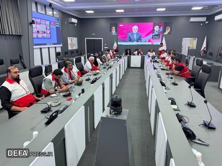 حضور تیمهای هلال در بیش از ۶۰ نقطه مورد اصابت+ توصیههای امدادی