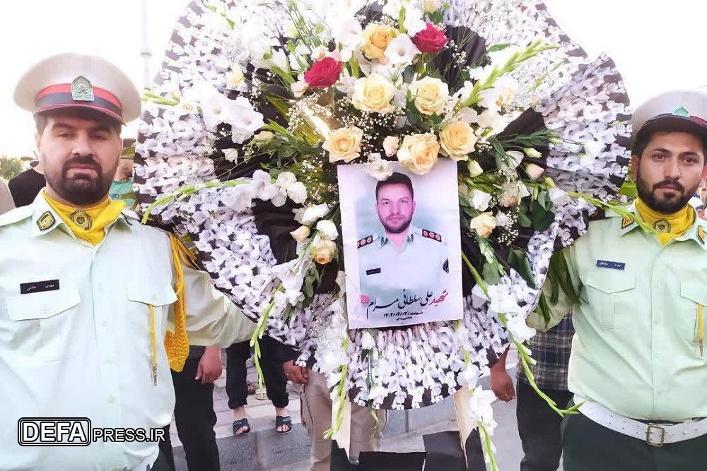 برگزاری مراسم تشییع پیکرهای مطهر سه شهید مدافع وطن در شهرستان بهار + تصاویر