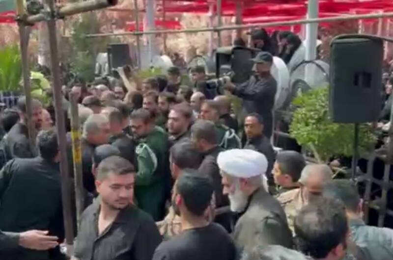 فیلم/ حضور سردار فدوی و طائب در قطعه ۵۰ بهشت زهرا