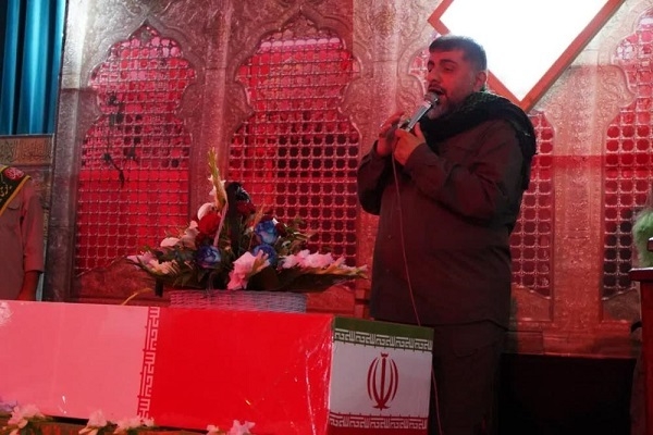 فیلم/ مراسم وداع با پیکر شهید «تجن‌جاری» در آمل