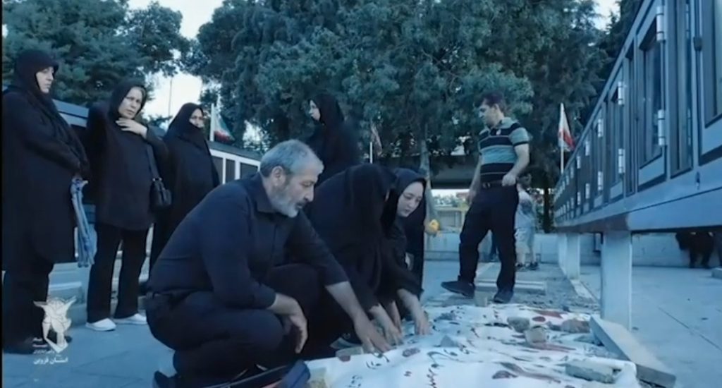 گذری بر برنامه های حسینیه هل اتی و کشتی نجات در گلزار شهدای قزوین