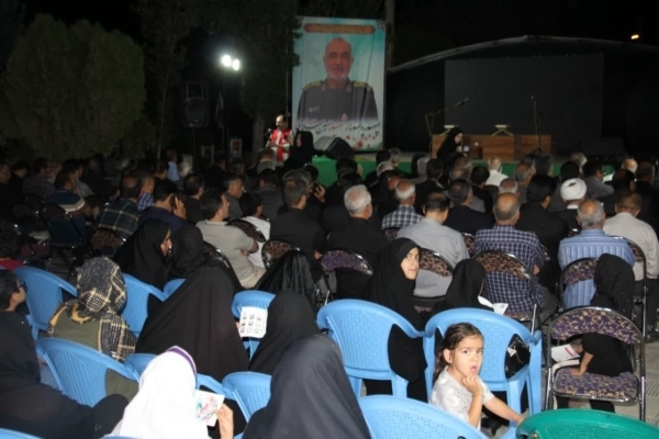مراسم بزرگداشت سرلشکر سلامی در گلپایگان برگزار شد