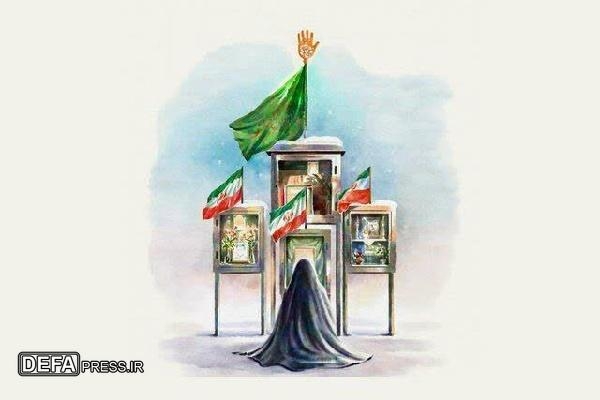 مادر شهیدان جمال و جواد دوربین آسمانی شد