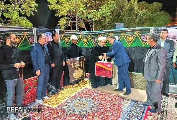 آغاز مراسم عزاداری ماه صفر به یاد شهید «اسماعیل شاکری» در روستای مومن آباد قم