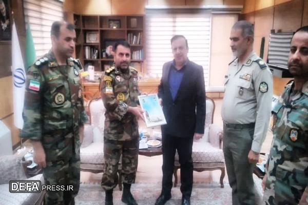 تیپ ۱۱۶ شهید صفوی و استاندار قزوین پای کار ترویج فرهنگ ایثار در اربعین حسینی