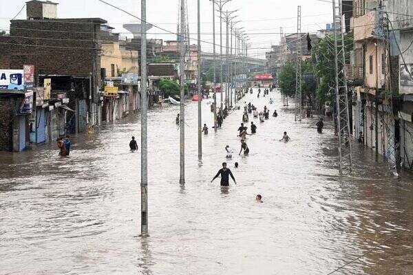 تعداد کشته‌ها و زخمی‌های باران‌های موسمی در پاکستان