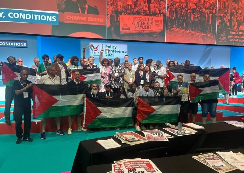 رای بزرگ‌ترین اتحادیه صنفی انگلیس به تحریم تسلیحاتی اسرائیل