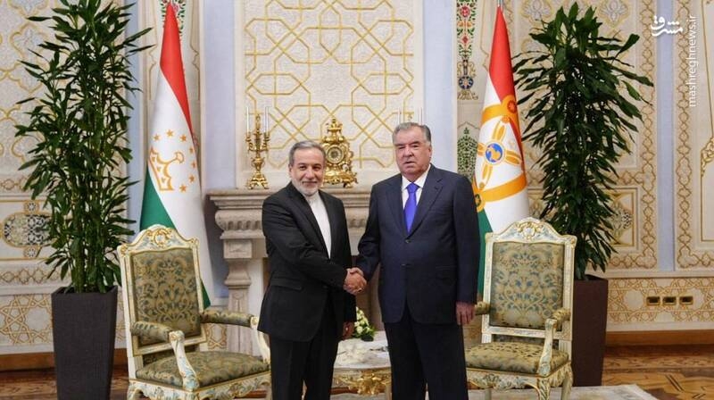 عکس/ دیدار عراقچی با رئیس جمهور تاجیکستان