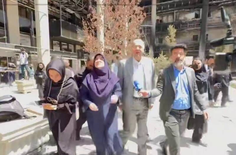 فیلم/ بازدید سخنگوی دولت از ساختمان شیشه‌ای صدا و سیما