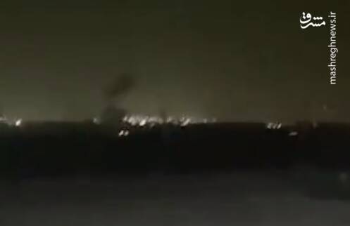 فیلم/ حملهٔ پهپادی در نزدیکی فرودگاه اربیل