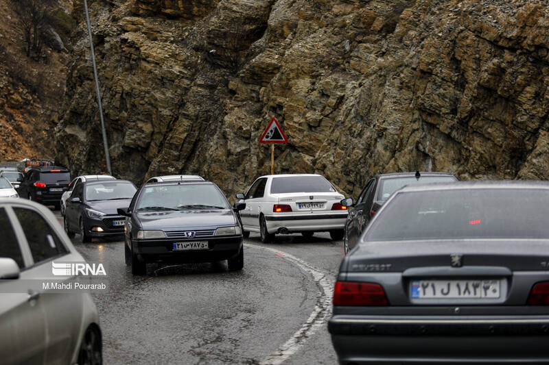 محور چالوس و آزادراه تهران شمال یکطرفه شد