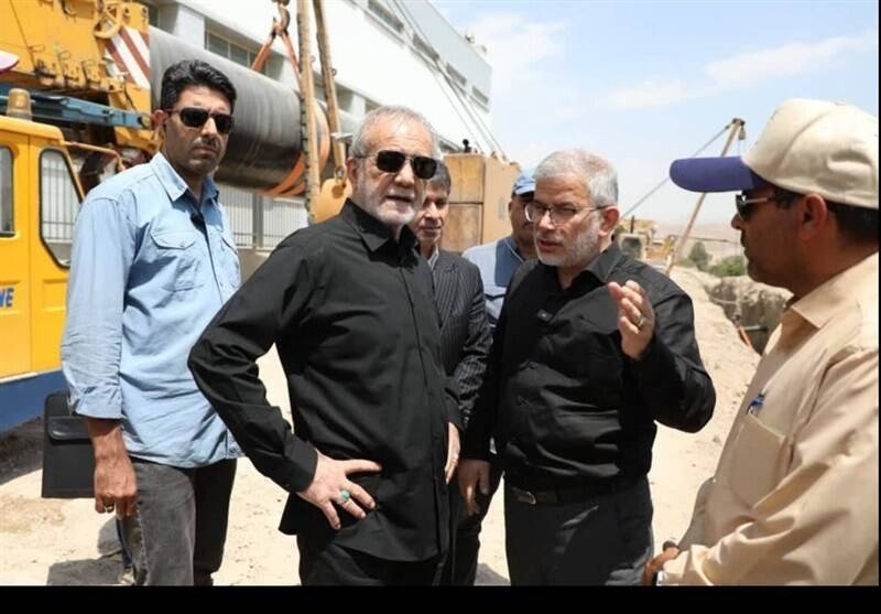 هشدار جدی پزشکیان درباره پایان آب‌های زیرزمینی/ مردم صرفه جویی کنند +عکس