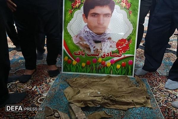 پیکر مطهر یک شهید دفاع مقدس در زادگاهش آرام گرفت