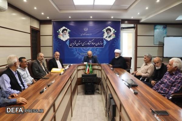 تجلیل از آزادگان سرافراز جهاد کشاورزی قزوین به مناسبت سالروز بازگشت آزادگان به میهن