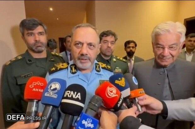وزیر دفاع: اتفاقات خوبی در توسعه روابط دفاعی با پاکستان رخ خواهد داد