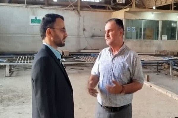 بازدید دادستان نکا از شهرک صنعتی شماره ۱ شهرستان