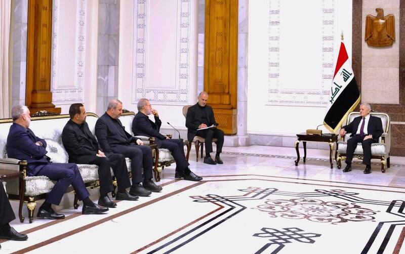 تاکید رئیس‌جمهور عراق بر توسعه همکاری با ایران