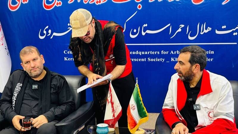عکس/ بازدید دبیرکل جمعیت هلال‌احمر از قرارگاه مرزی خسروی