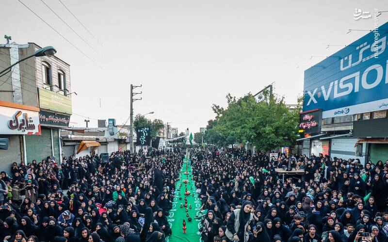 فیلم/ برپایی بزرگ‌ترین سفره جهانی حضرت رقیه(س) در زنجان