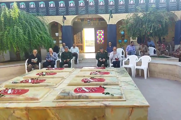 فیلم/ برپایی مراسم زیارت عاشورا در موزه دفاع مقدس و مقاومت مازندران