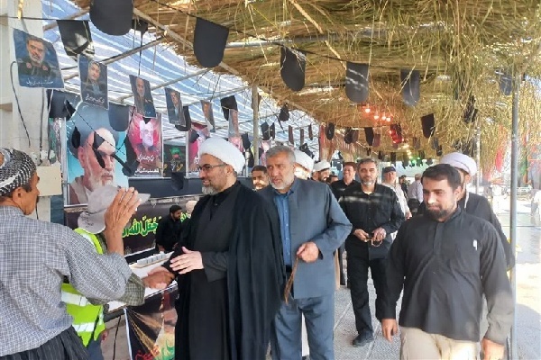 مسئول نمایندگی ولی‌فقیه در سپاه کردستان از مواکب مرز مریوان بازدید کرد