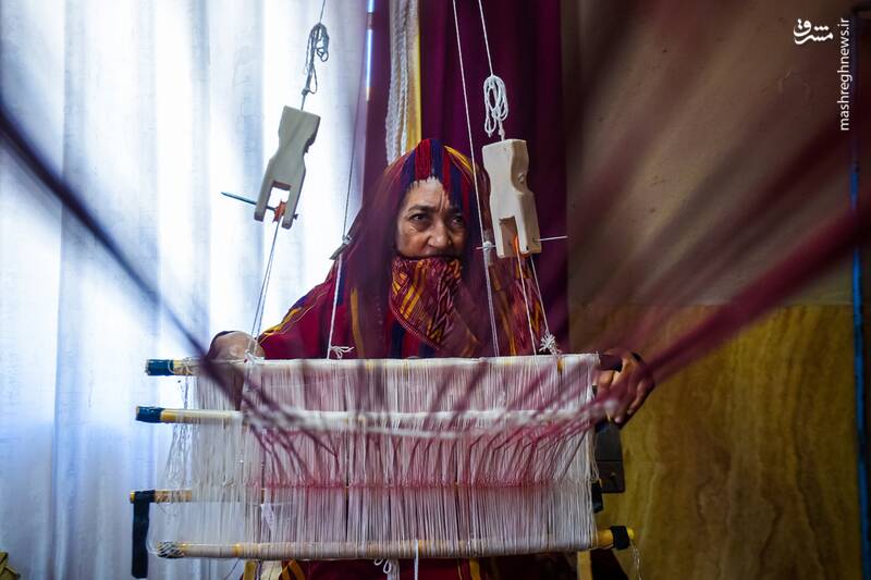عکس/ ابریشمبافی در "جَرگَلان"
