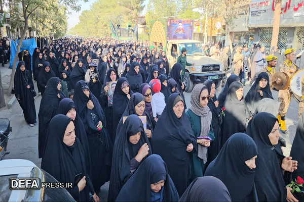 مراسم باشکوه تشییع شهید «رحیم محمدی» در زرند برگزار شد+تصاویر