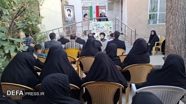 برگزاری مراسم سالگرد شهید «علیرضا رحیمی» در شهر کهک