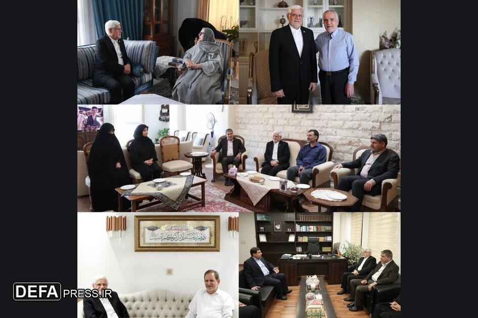 دیدار عارف با معاونین اول سابق و خانوادههای آنان