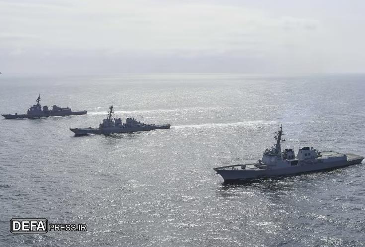 مانور مشترک آمریکا، ژاپن و کره جنوبی علیه محور پکن-مسکو-پیونگ‌یانگ